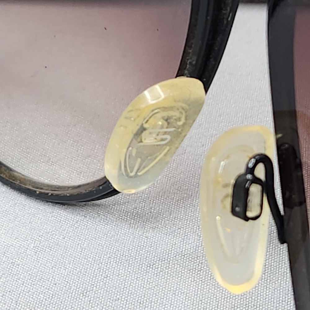 Vintage Silhouette Eyeglasses Black Gold Rare Unique Sunglasses Frames Only - Picture 7 of 10